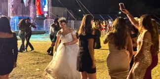 Women dancing at a party in Santa Rosa, Durango