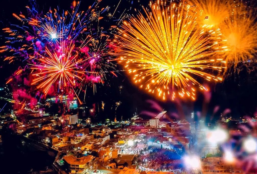 Fireworks on Isla Mujeres