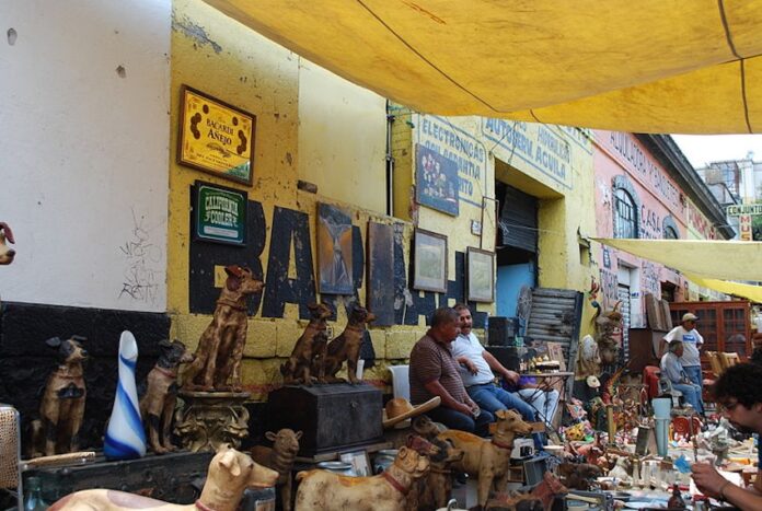 La Lagunilla market in Mexico City