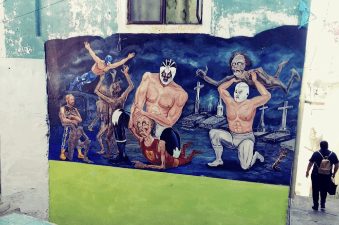 A mural in guanajuato