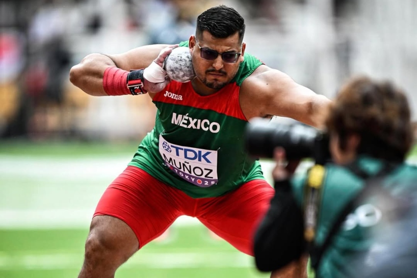 Uziel Muñoz, putting shot