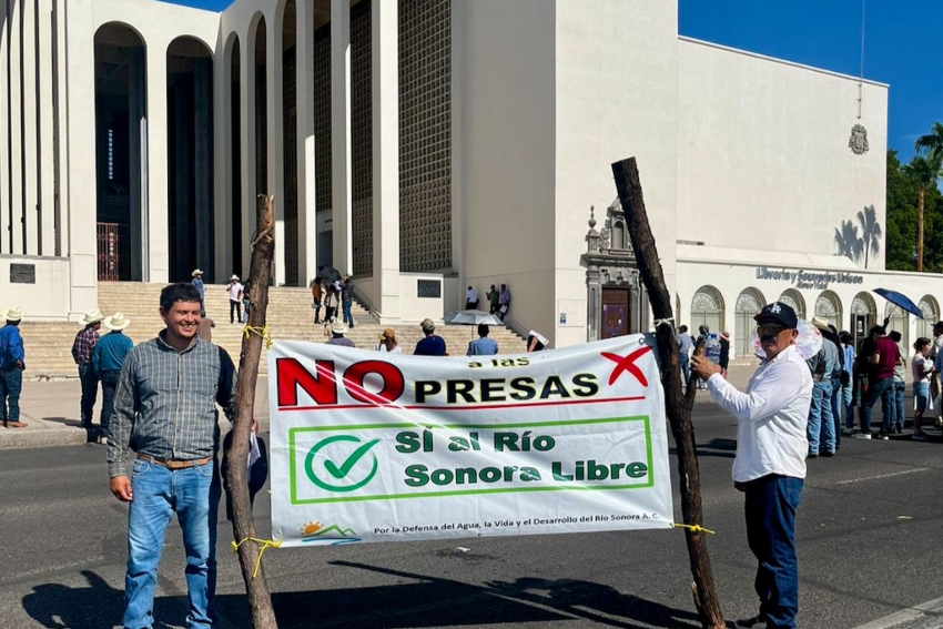 Sonoran dam protesters