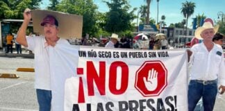 Dam protests in Sonora