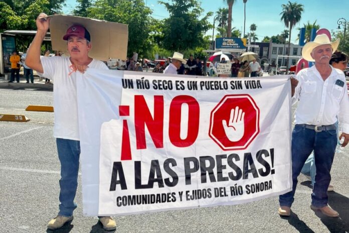 Dam protests in Sonora