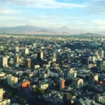 Mexico City aerial view