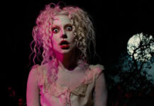 Lady Gaga dressed like a doll in Xochimilco's Island of the Dolls