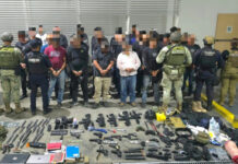 confiscated weapons