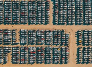 cars parked