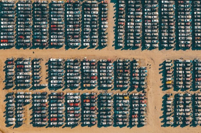 cars parked