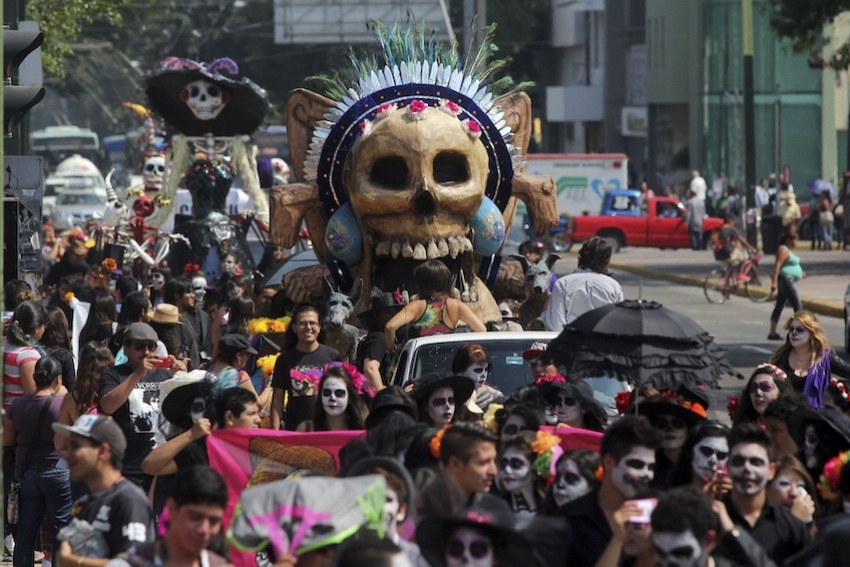 Mega-Catrina Parade in Mexico City
