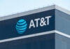 The facade of the AT&T building in Zapopan, Jalisco