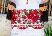 Maya embroidery