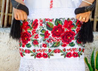 Maya embroidery