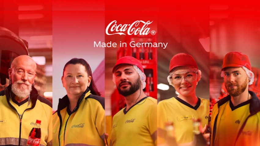 Coca-Cola ad for Germany