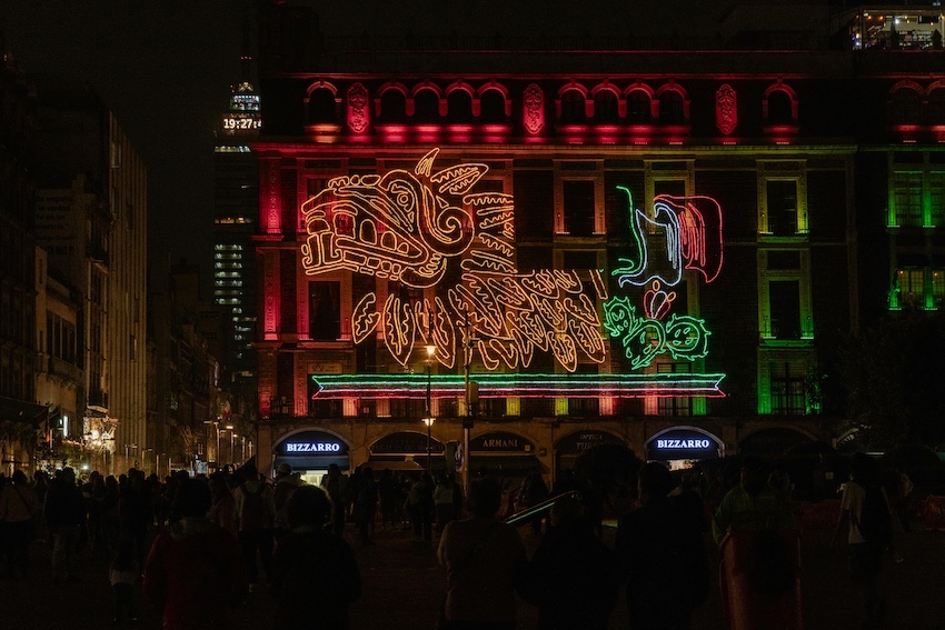 Independence Day video mapping show