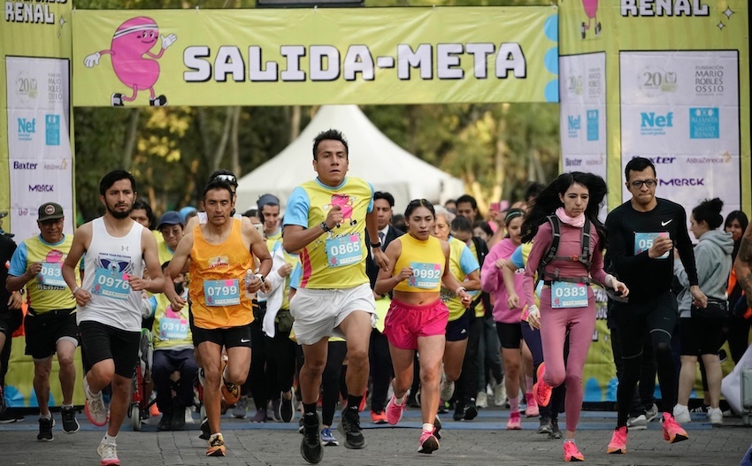 Annual race in Bosque de Chapultepec