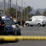 forensic van parked outside a homicide