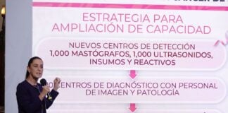 Sheinbaum breast cancer awareness program