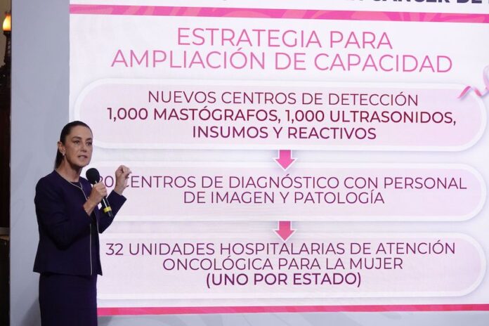 Sheinbaum breast cancer awareness program