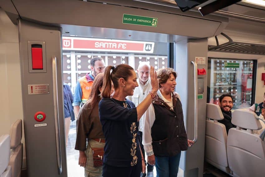 Sheinbaum on the Insurgente train