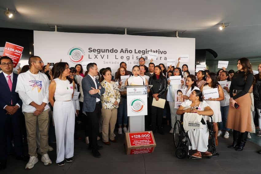 death with dignity activists at the Seante