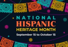 Announcement for National Hispanic Heritage Month.