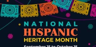 Announcement for National Hispanic Heritage Month.