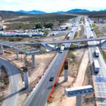 The project turns Highway 58 into a four-lane highway and links it with Federal Highway 57 and 85, both of which travel from Mexico City to the U.S. border.