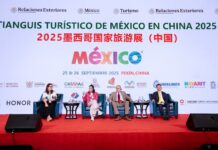 panel at tourism fair in china