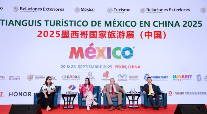 panel at tourism fair in china