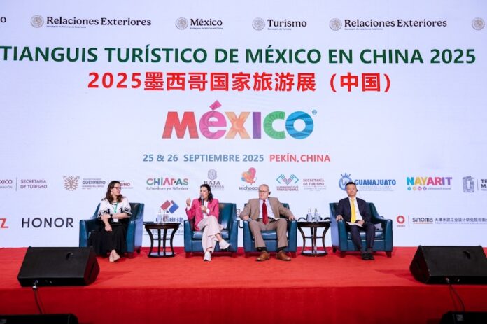 panel at tourism fair in china