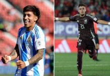Mexico and Argentina sub20 teams