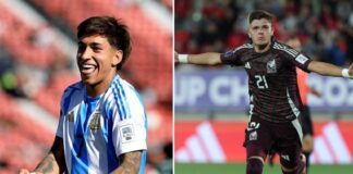 Mexico and Argentina sub20 teams