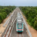Maya Train sitting on the tracks