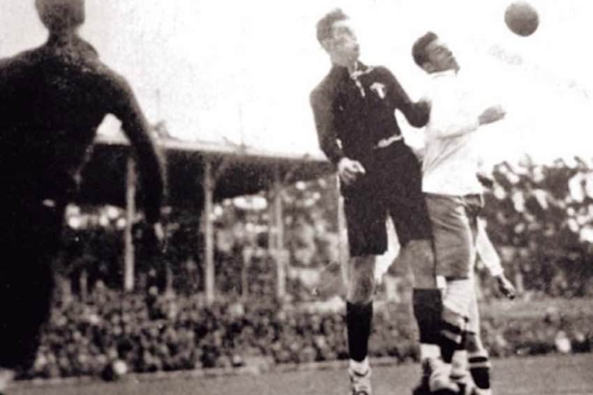 Mexico playing Chile in the first World Cup in 1930