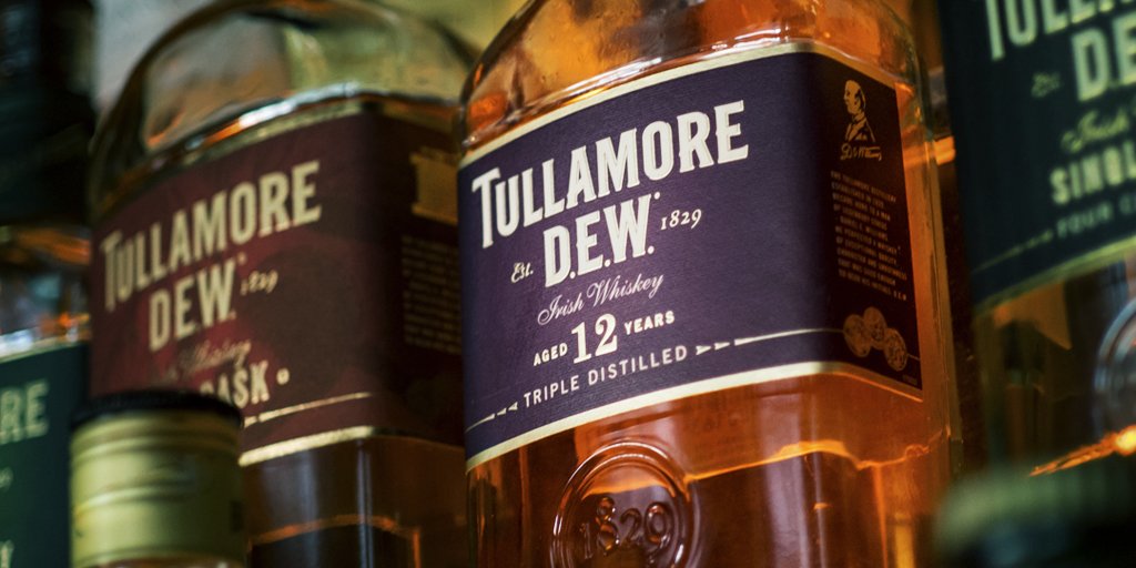 bottles of Irish whiskey