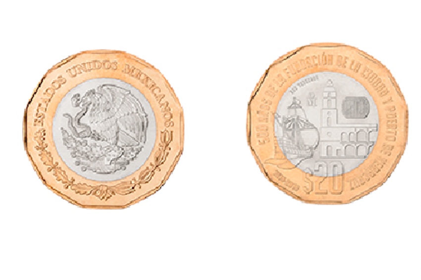 20 peso coins