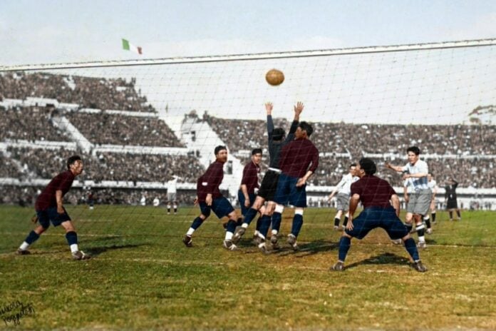 Mexico against Argentina in 1930
