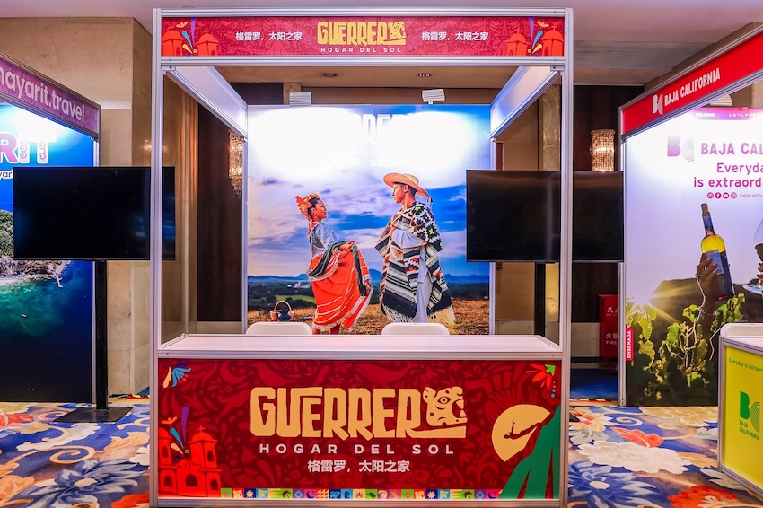 Guerrero booth at Tourist Fair in China