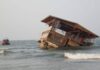 restauarnt floating in the Gulf of Mexico