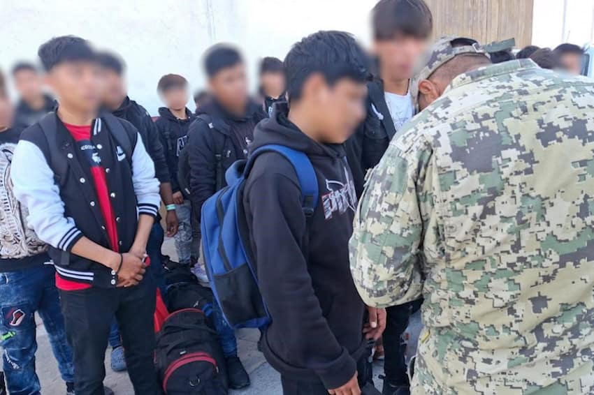 minors interviewed by Navy personnel