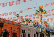 Papel picado in Los Cabos
