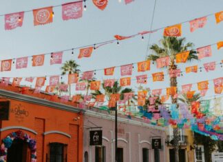 Papel picado in Los Cabos