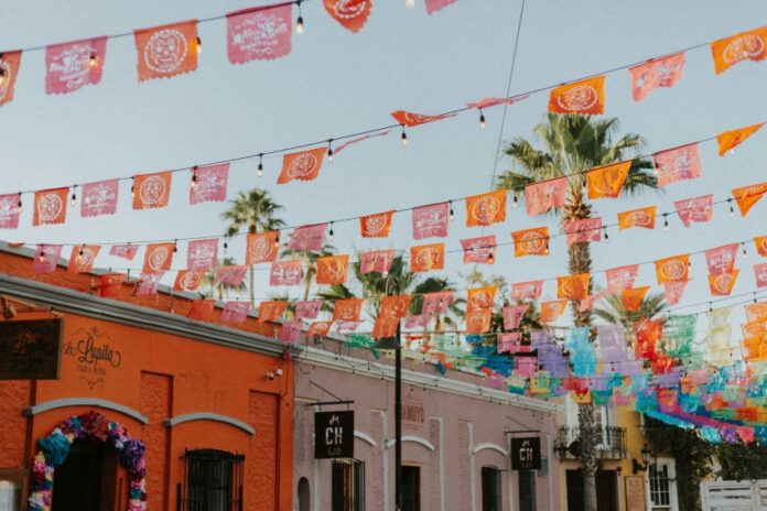 Papel picado in Los Cabos