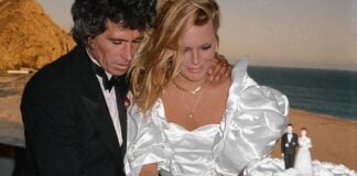Wedding of Keith Richards and Patti Hansen