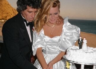 Wedding of Keith Richards and Patti Hansen