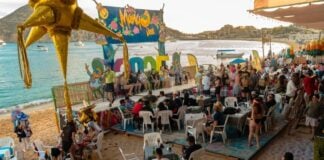 Mango Deck on Playa Medano, Cabo San Lucas