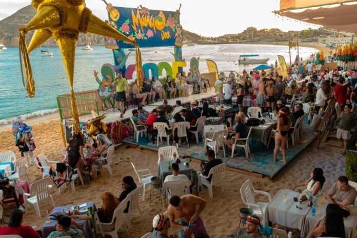 Mango Deck on Playa Medano, Cabo San Lucas