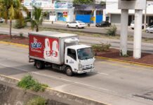 A Lala truck delivering products