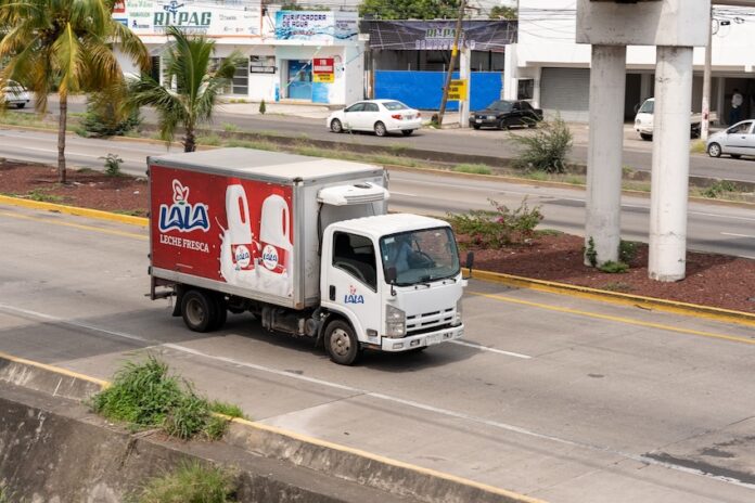 A Lala truck delivering products